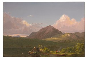 Mount Newport na Mount Desert Island, c.1851-53 od Frederic Edwin Church