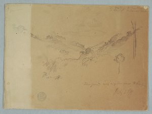 Horská krajina poblíž Jorje, Ekvádor od Frederic Edwin Church