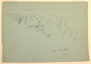 Mountain, Wady el-Arabah, 23. února 1868 od Frederic Edwin Church