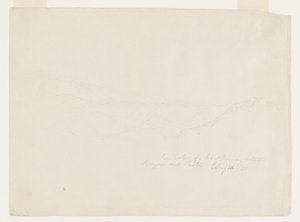 Hornatá krajina mezi městy Popyan a Pasto, Kolumbie od Frederic Edwin Church