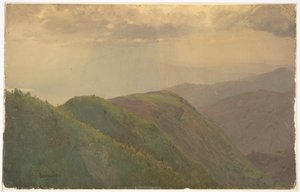 Hory na Jamajce od Frederic Edwin Church