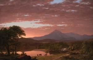 Hora Ktaadn od Frederic Edwin Church