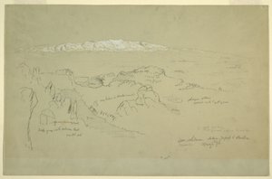 Libanon mezi Yafoofem a Baalbekem od Frederic Edwin Church
