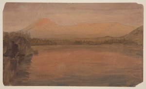 Mts. Katahdin a Turner z jezera Katahdin od Frederic Edwin Church