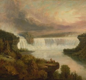 Niagarské vodopády (Horseshoe Falls) od Frederic Edwin Church