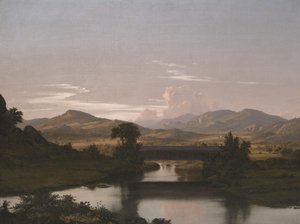 Na Otter Creek od Frederic Edwin Church
