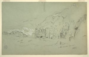 Petra z jihozápadu od Frederic Edwin Church