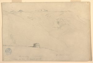 Pichincha, ráno, od chrámu slunce, Quito, Ekvádor, červen 1857 od Frederic Edwin Church