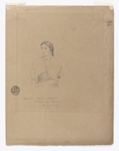 Portrét bolivijské dívky: Senorita Filetta Molina Bolador del Carmen, Kolumbie od Frederic Edwin Church