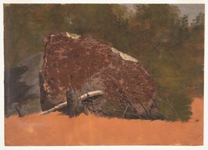 Možná Mt. Desert, ostrov, skála od Frederic Edwin Church