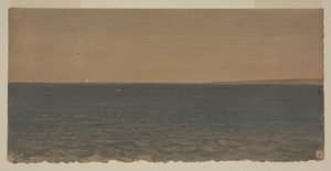 Přímořská krajina s ledovcem od Frederic Edwin Church