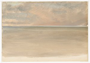 Mořská krajina s ledovcem v dálce od Frederic Edwin Church