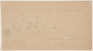 Náčrtky ledovců, mimo Greenspond, Newfoundland od Frederic Edwin Church