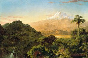 Jihoamerická krajina od Frederic Edwin Church