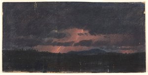 Bouře nad Hudson Valley, 1867. od Frederic Edwin Church