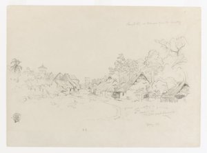 Ulice v Mompos, Kolumbie od Frederic Edwin Church