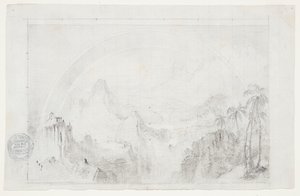 Studie na "Období dešťů v tropech" od Frederic Edwin Church