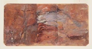 Studium hornin, Petra od Frederic Edwin Church