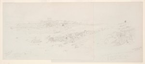 Chrámy v dopoledních hodinách, Baalbek od Frederic Edwin Church