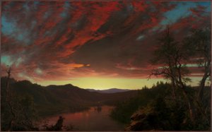 Soumrak v divočině od Frederic Edwin Church