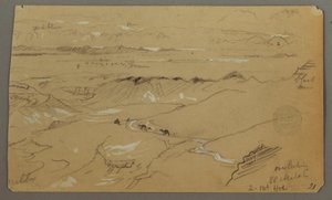 Pohled přes Wady el-Arabah od Frederic Edwin Church