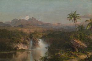 Pohled na Cotopaxi od Frederic Edwin Church