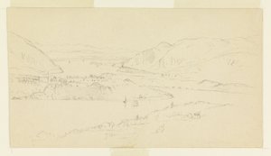 Pohled na West Point z Castle Rocku od Frederic Edwin Church