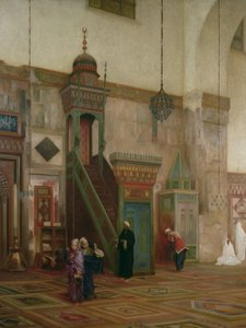 Detail interiéru Velké mešity, Damašek, 1873-75