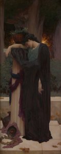 Lachrymae, kolem 1894-95 (olej na plátně) od Frederic Leighton