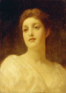 Hlava dívky, od Frederic Leighton