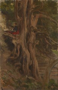 Stromy v Cliveden od Frederic Leighton 1st Baron Leighton