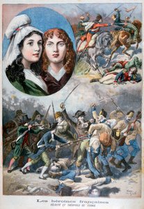 Felicite a Theophile de Fernig, francouzské hrdinky, 1792, 1894