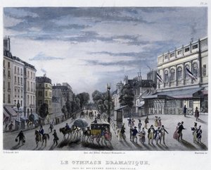 Dramatické gymnázium - v „Paříži roku 1832“ od Martense