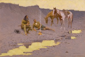 Nový rok na Cimarronu od Frederic Remington