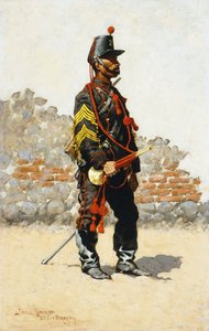 Bugler of the Cavalry, 1889 od Frederic Remington
