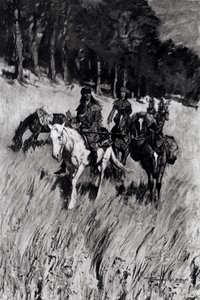 Early Pioneers on the Blue Ridge, vyryto F. H. Wellingtonem, z ‚Century Magazine‘, listopad 1901 od Frederic Remington