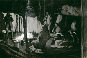 První a nejlepší tábor výletu od Frederic Remington