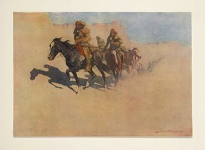 Jedediah Smith, z Colliers Weekly, hospoda. 1906 od Frederic Remington