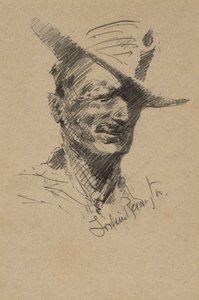 Autoportrét od Frederic Remington