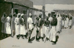 Trh s otroky od Frederic Remington