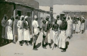 Trh s otroky od Frederic Remington