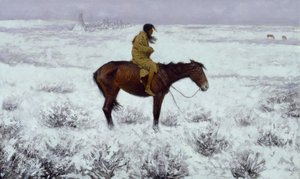 Chlapec ze stáda od Frederic Remington