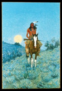 The Outlier, 1909 od Frederic Remington