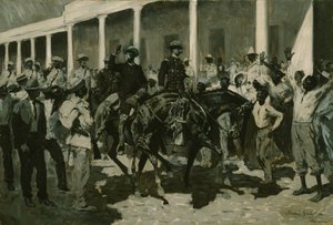 Návrat Gomeze do Havany od Frederic Remington