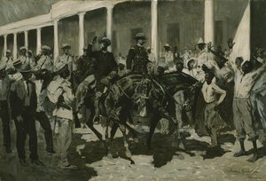 Návrat Gomeze do Havany od Frederic Remington