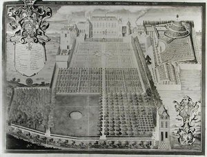 Královská zahrada léčivých rostlin, 1636 od Frederic Scalberge