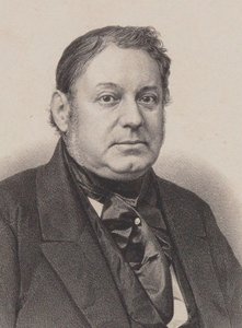 Portrét pianisty a skladatele Amédée Méreaux 1802-1874.