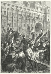 Louis Philippe, vévoda z Orleansu, na cestě do Hotel de Ville v Paříži od Frederic Theodore (after) Lix