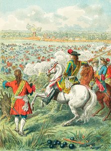 Král Ludvík XIV. překračující Rýn od Frederic Theodore Lix