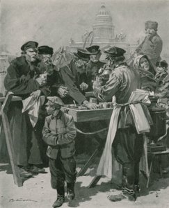 Stánek s čajem pro řidiče Droshky od Frederic de Haenen